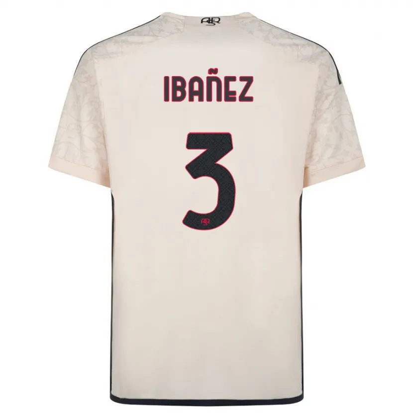 Danxen Niño Camiseta Roger Ibanez #3 Blanquecino 2ª Equipación 2023/24 La Camisa