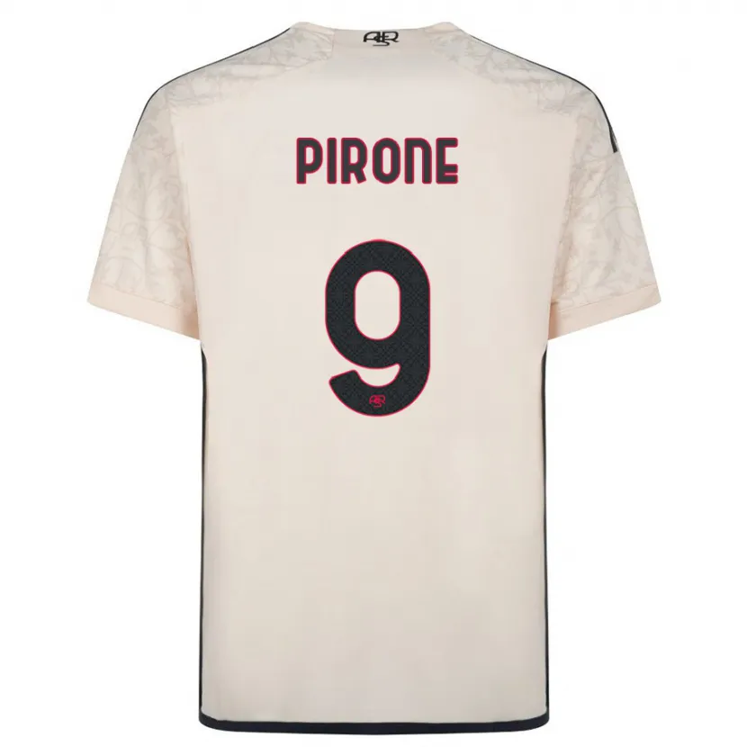 Danxen Niño Camiseta Valeria Pirone #9 Blanquecino 2ª Equipación 2023/24 La Camisa