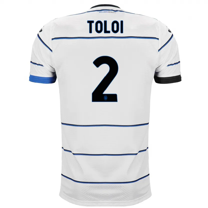 Danxen Niño Camiseta Rafael Tolói #2 Blanco 2ª Equipación 2023/24 La Camisa