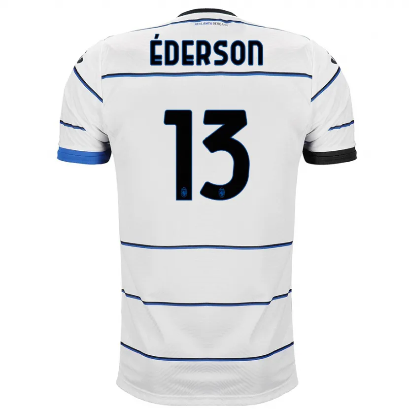 Danxen Niño Camiseta Éderson #13 Blanco 2ª Equipación 2023/24 La Camisa