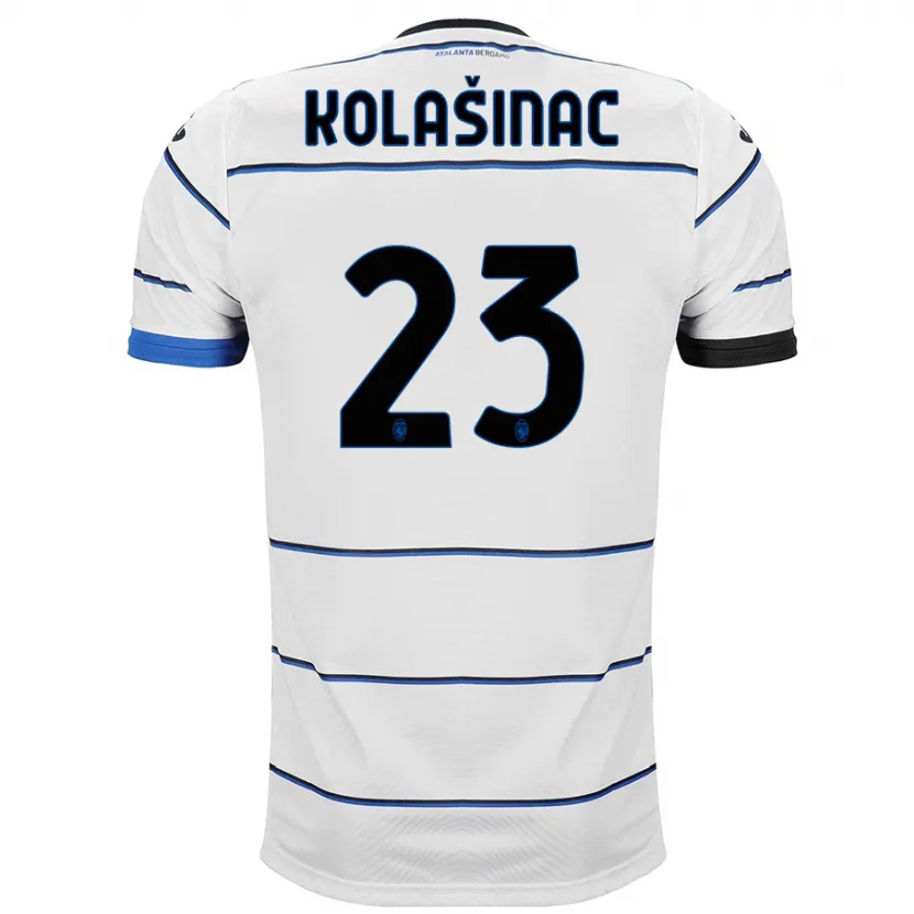 Danxen Niño Camiseta Sead Kolasinac #23 Blanco 2ª Equipación 2023/24 La Camisa