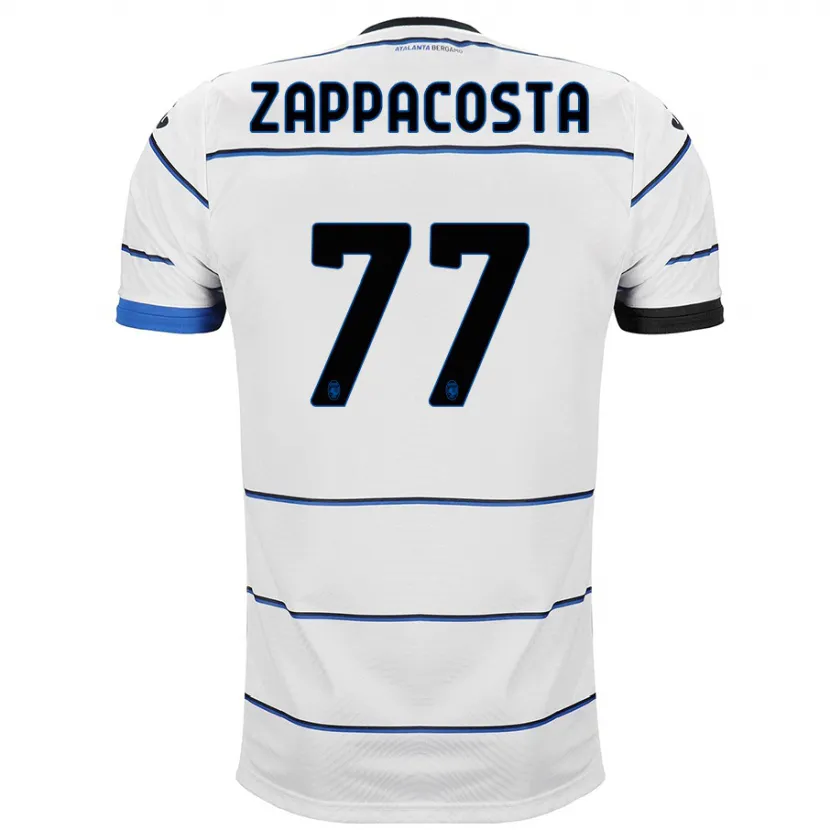 Danxen Niño Camiseta Davide Zappacosta #77 Blanco 2ª Equipación 2023/24 La Camisa