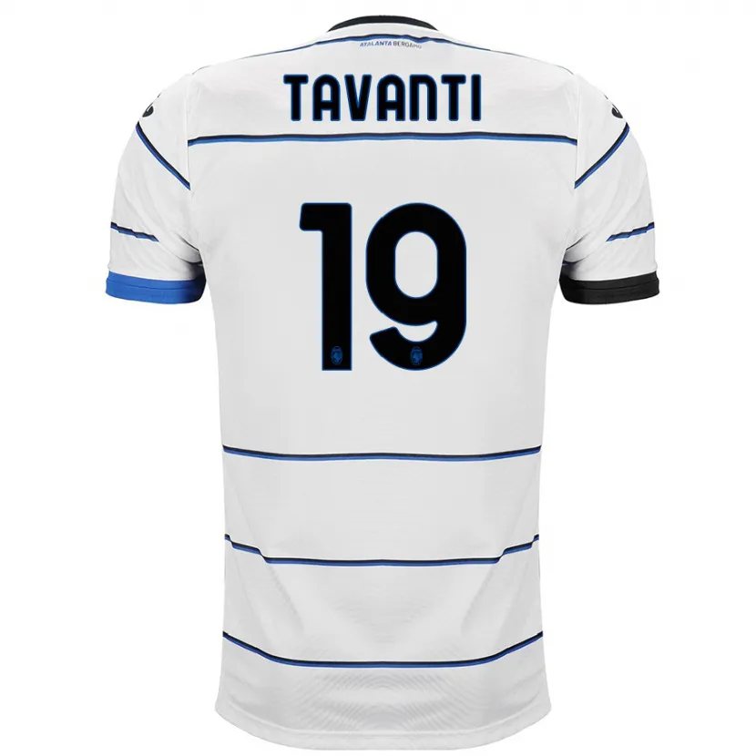 Danxen Niño Camiseta Mattia Tavanti #19 Blanco 2ª Equipación 2023/24 La Camisa