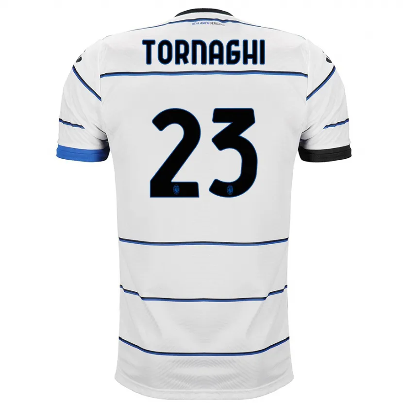 Danxen Niño Camiseta Pietro Tornaghi #23 Blanco 2ª Equipación 2023/24 La Camisa