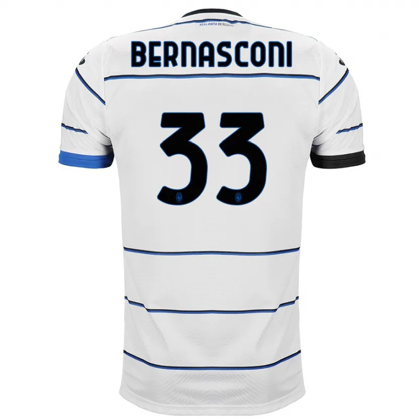 Danxen Niño Camiseta Lorenzo Bernasconi #33 Blanco 2ª Equipación 2023/24 La Camisa