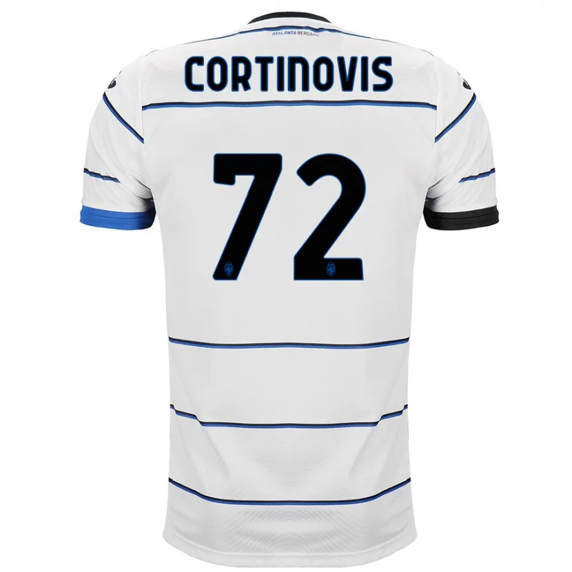 Danxen Niño Camiseta Alessandro Cortinovis #72 Blanco 2ª Equipación 2023/24 La Camisa