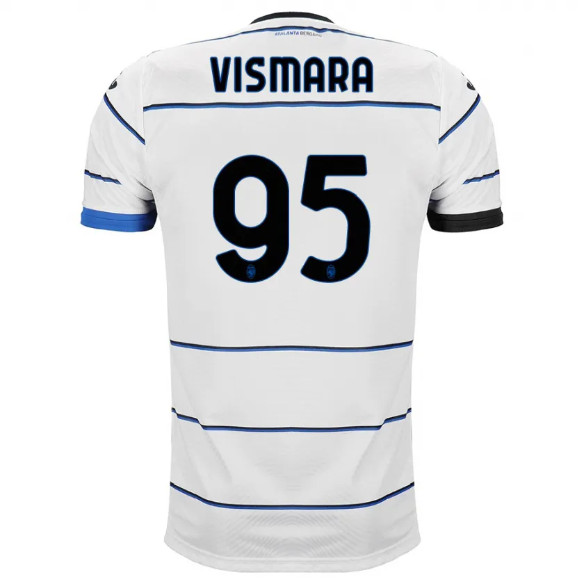 Danxen Niño Camiseta Paolo Vismara #95 Blanco 2ª Equipación 2023/24 La Camisa