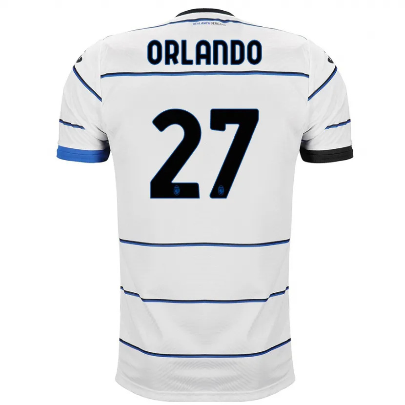 Danxen Niño Camiseta Daniele Orlando #27 Blanco 2ª Equipación 2023/24 La Camisa