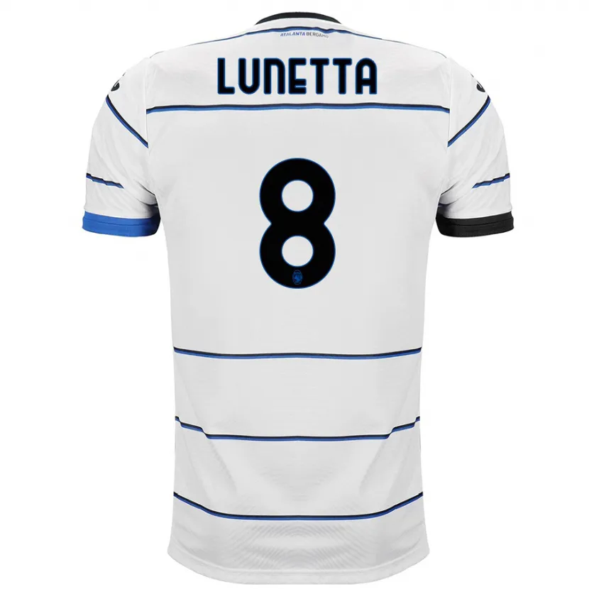 Danxen Niño Camiseta Gabriel Lunetta #8 Blanco 2ª Equipación 2023/24 La Camisa