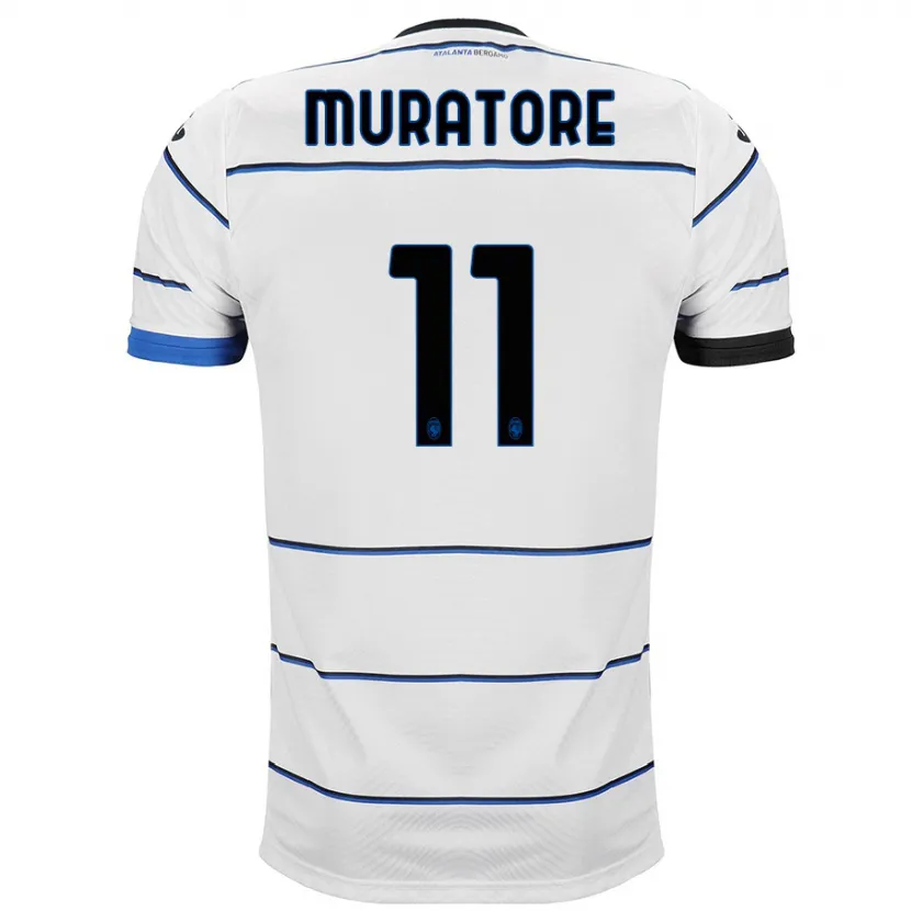 Danxen Niño Camiseta Simone Muratore #11 Blanco 2ª Equipación 2023/24 La Camisa