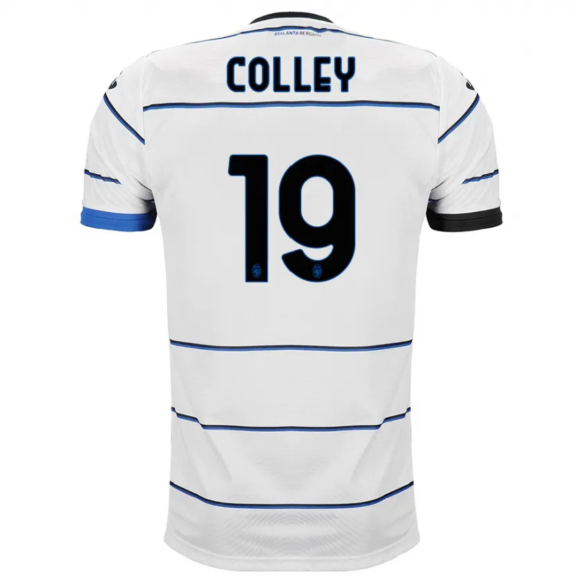 Danxen Niño Camiseta Ebrima Colley #19 Blanco 2ª Equipación 2023/24 La Camisa