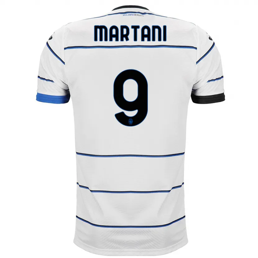 Danxen Niño Camiseta Alice Martani #9 Blanco 2ª Equipación 2023/24 La Camisa