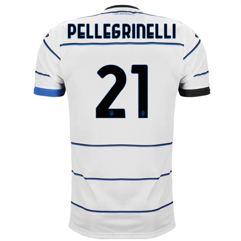 Danxen Niño Camiseta Giorgia Pellegrinelli #21 Blanco 2ª Equipación 2023/24 La Camisa