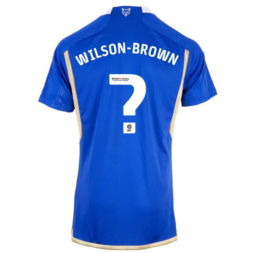 Danxen Hombre Camiseta Thomas Wilson-Brown #0 Azul 1ª Equipación 2023/24 La Camisa