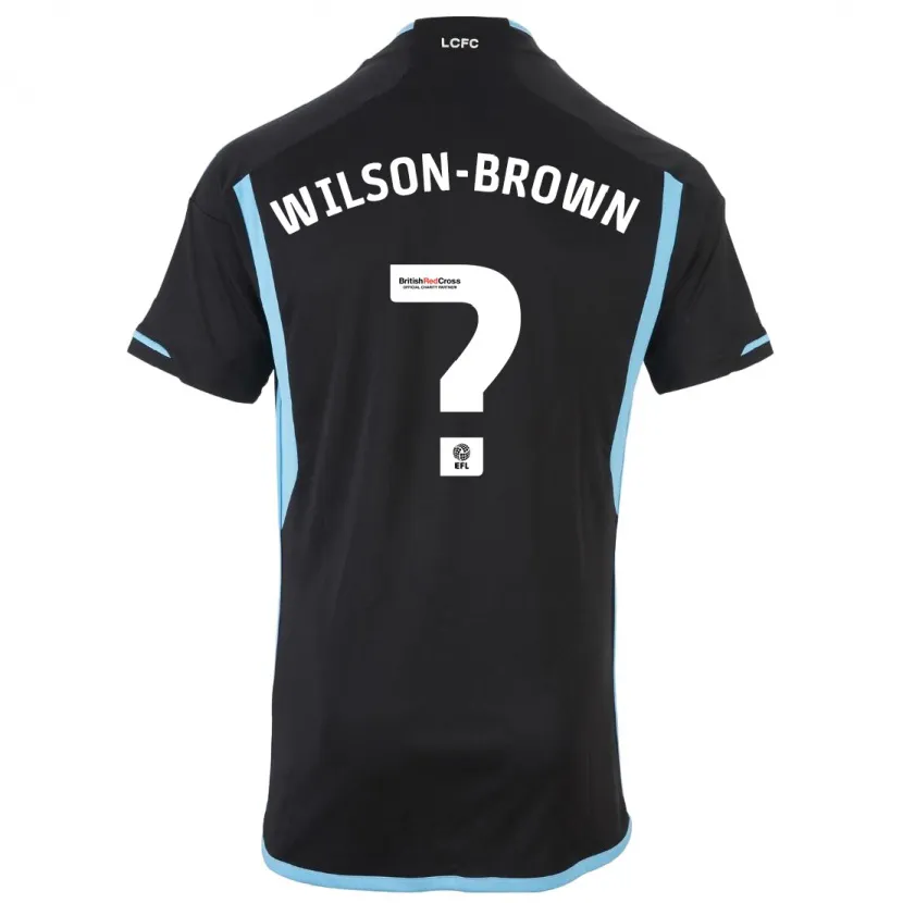 Danxen Hombre Camiseta Thomas Wilson-Brown #0 Negro 2ª Equipación 2023/24 La Camisa