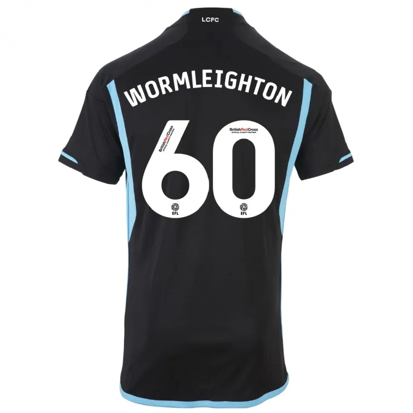 Danxen Hombre Camiseta Joe Wormleighton #60 Negro 2ª Equipación 2023/24 La Camisa