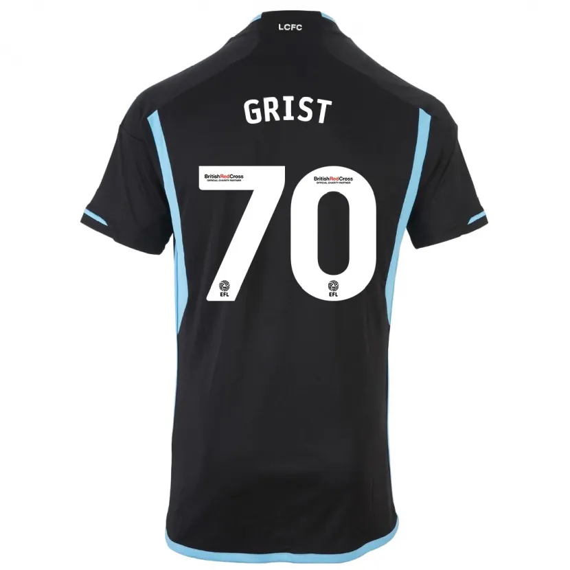 Danxen Hombre Camiseta Ben Grist #70 Negro 2ª Equipación 2023/24 La Camisa