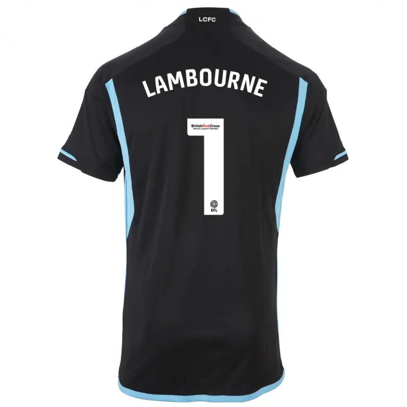 Danxen Hombre Camiseta Demi Lambourne #1 Negro 2ª Equipación 2023/24 La Camisa