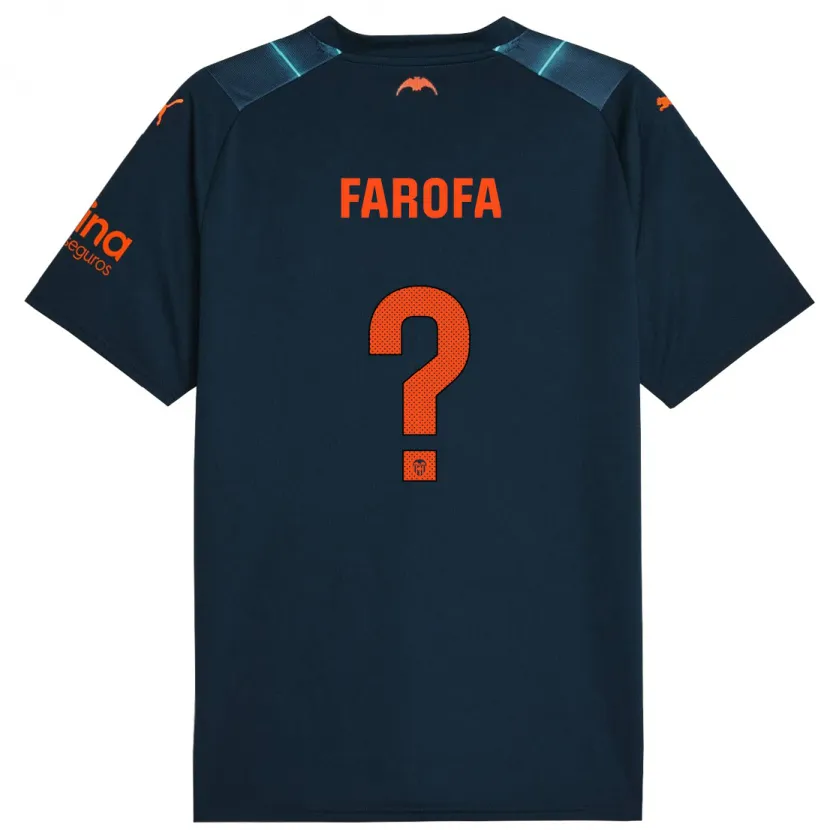 Danxen Hombre Camiseta Rodrigo Farofa #0 Azul Marino 2ª Equipación 2023/24 La Camisa