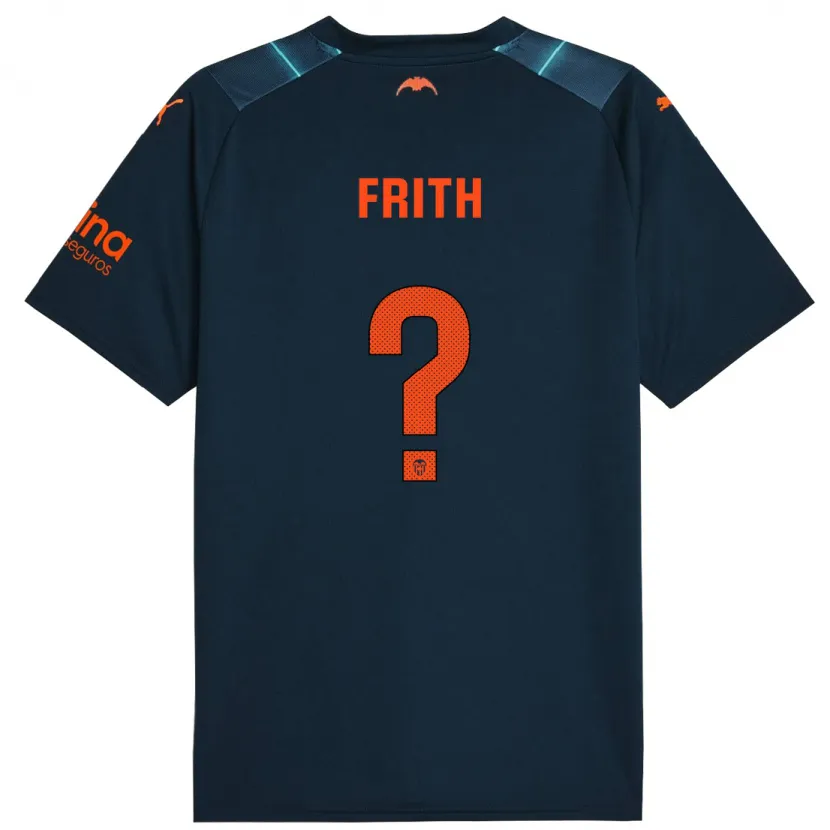 Danxen Hombre Camiseta Declan Frith #0 Azul Marino 2ª Equipación 2023/24 La Camisa