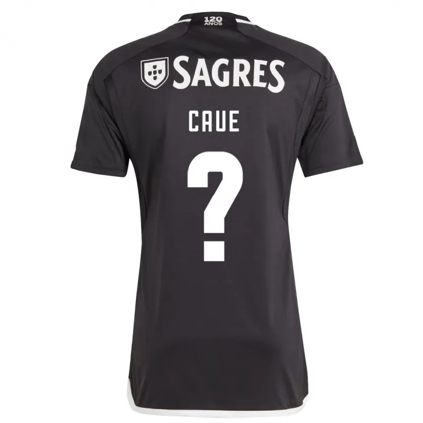 Danxen Hombre Camiseta Cauê #0 Negro 2ª Equipación 2023/24 La Camisa