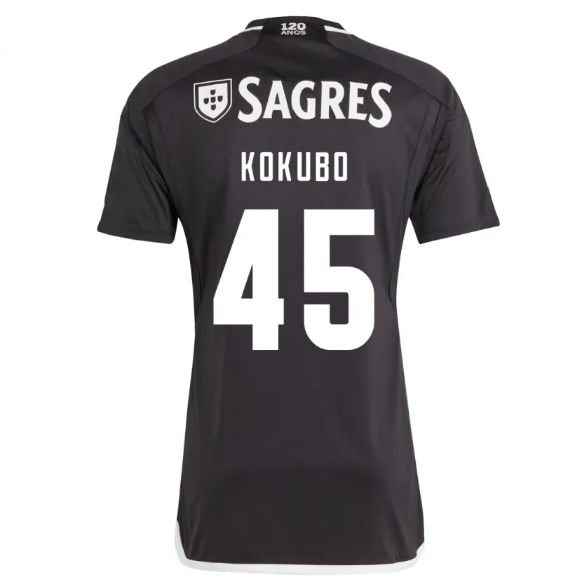 Danxen Hombre Camiseta Leo Kokubo #45 Negro 2ª Equipación 2023/24 La Camisa