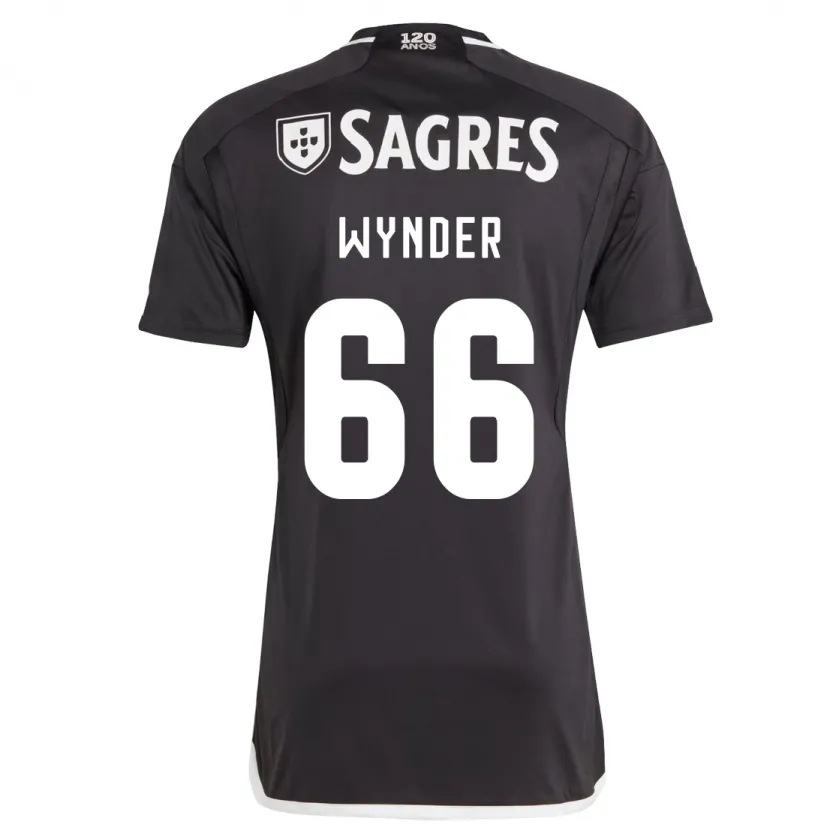 Danxen Hombre Camiseta Joshua Wynder #66 Negro 2ª Equipación 2023/24 La Camisa