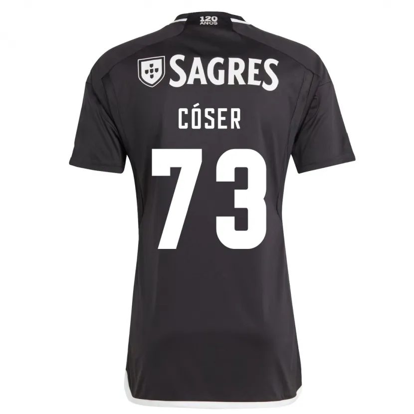 Danxen Hombre Camiseta Tiago Cóser #73 Negro 2ª Equipación 2023/24 La Camisa