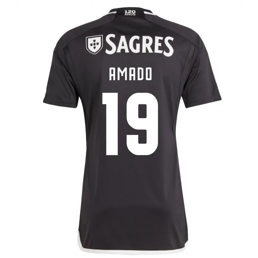 Danxen Hombre Camiseta Catarina Amado #19 Negro 2ª Equipación 2023/24 La Camisa