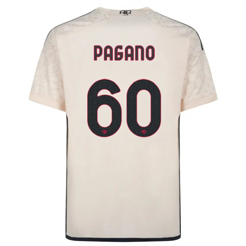 Danxen Hombre Camiseta Riccardo Pagano #60 Blanquecino 2ª Equipación 2023/24 La Camisa