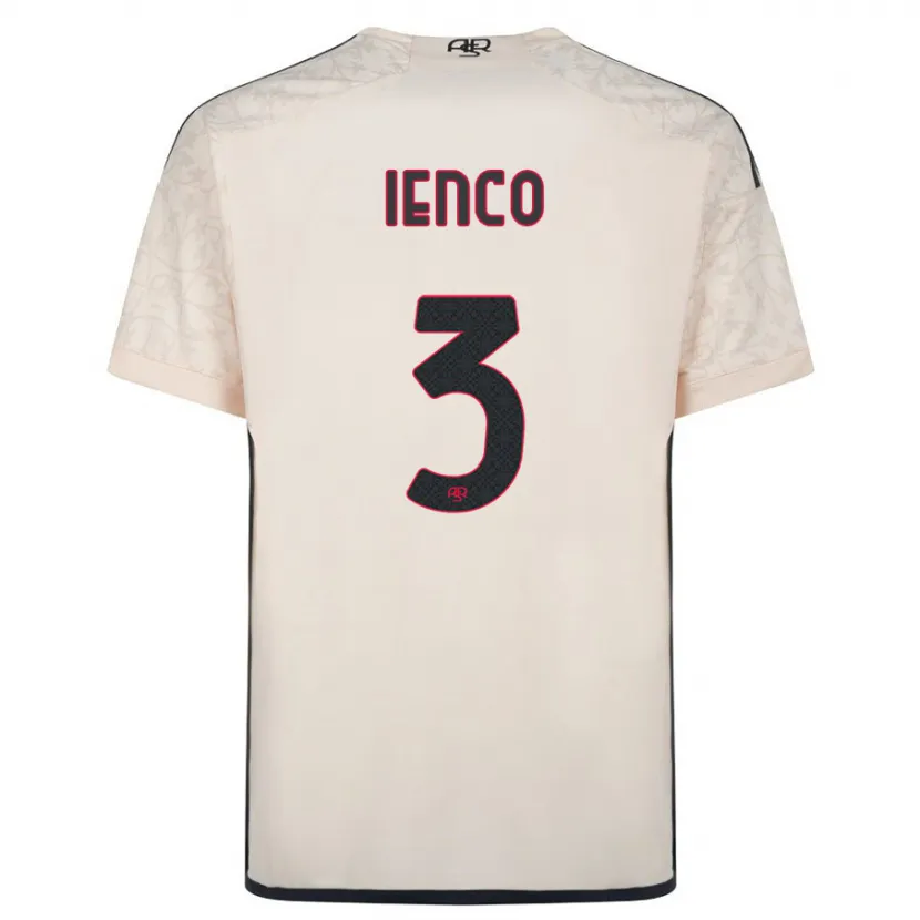 Danxen Hombre Camiseta Simone Ienco #3 Blanquecino 2ª Equipación 2023/24 La Camisa