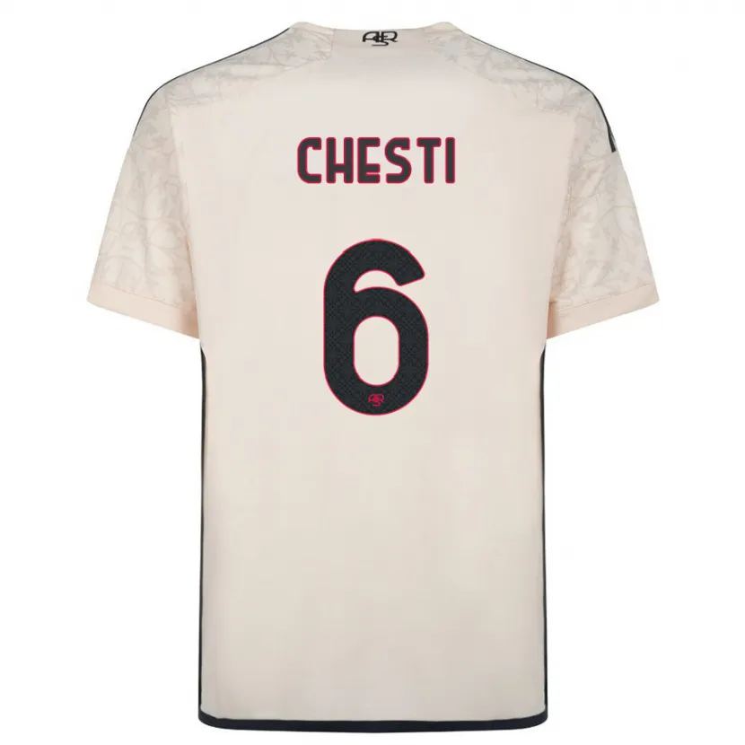 Danxen Hombre Camiseta Francesco Chesti #6 Blanquecino 2ª Equipación 2023/24 La Camisa