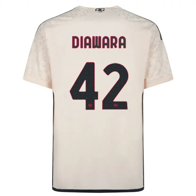 Danxen Hombre Camiseta Amadou Diawara #42 Blanquecino 2ª Equipación 2023/24 La Camisa