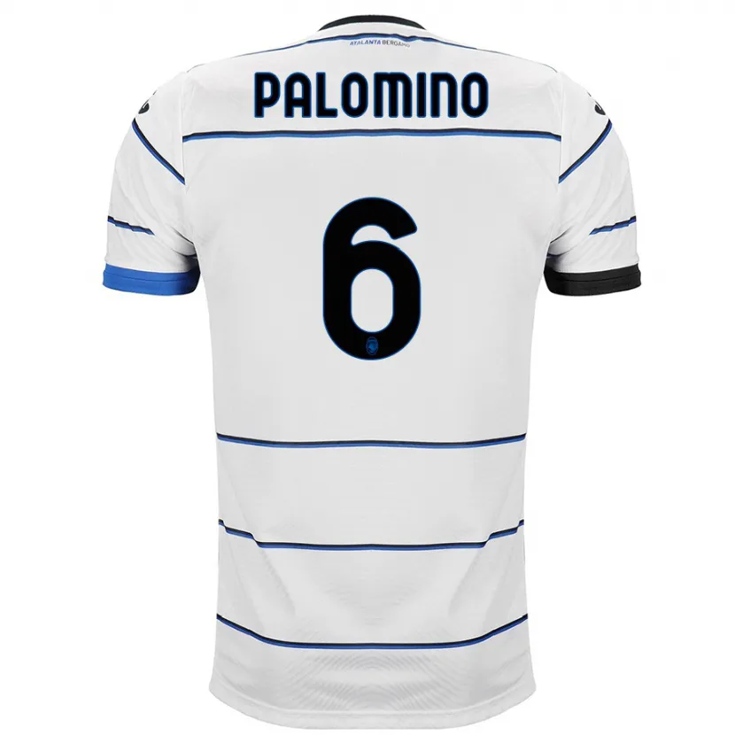 Danxen Hombre Camiseta José Luis Palomino #6 Blanco 2ª Equipación 2023/24 La Camisa