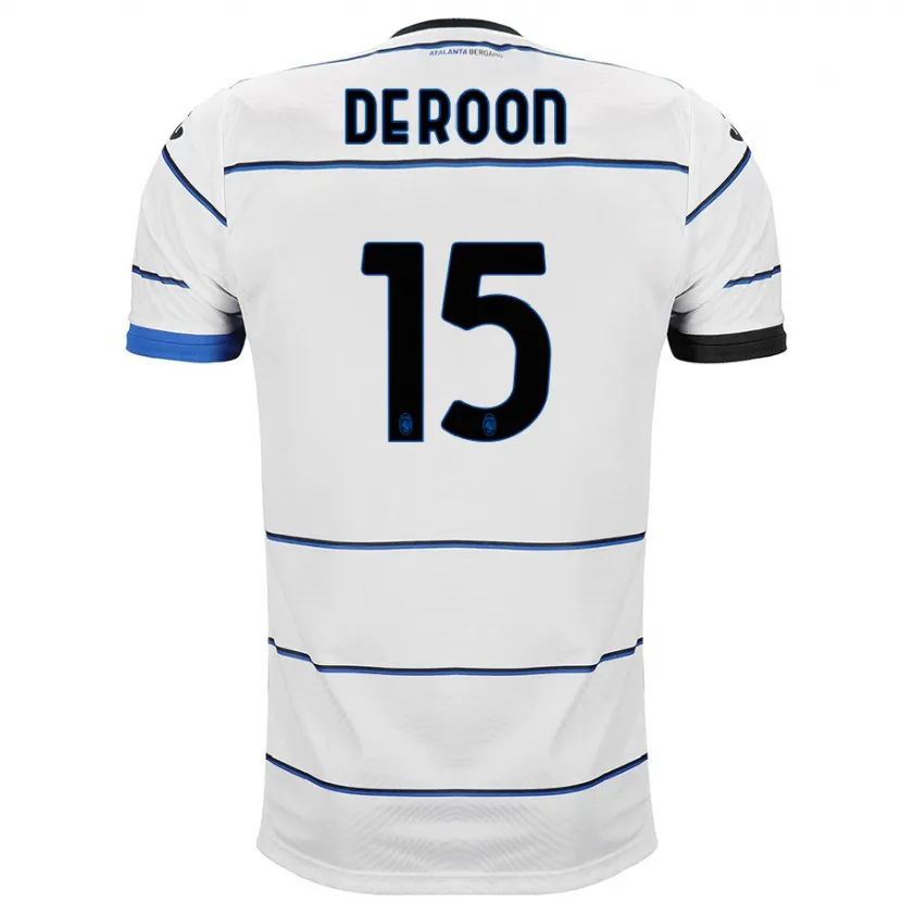 Danxen Hombre Camiseta Marten De Roon #15 Blanco 2ª Equipación 2023/24 La Camisa