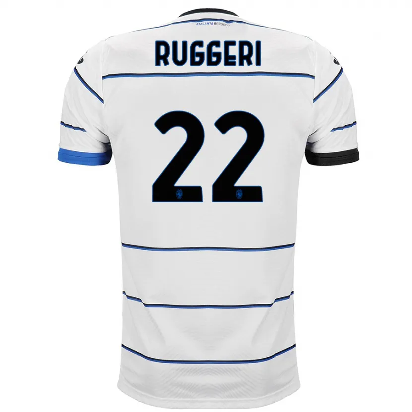 Danxen Hombre Camiseta Matteo Ruggeri #22 Blanco 2ª Equipación 2023/24 La Camisa