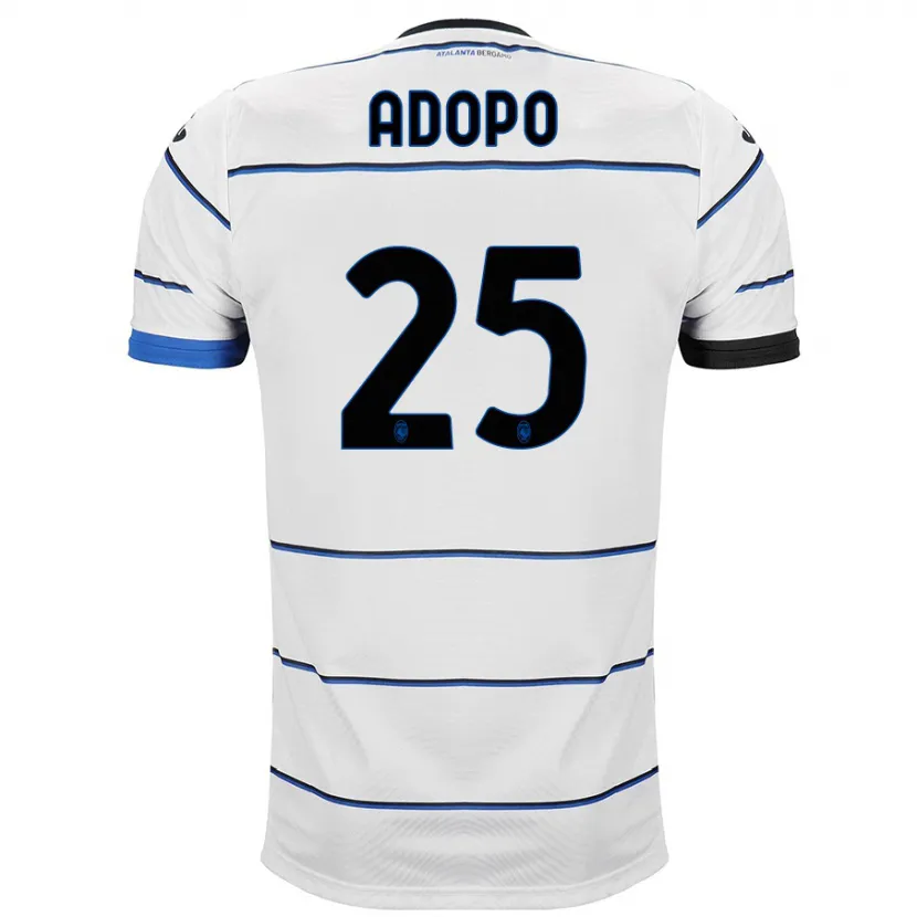 Danxen Hombre Camiseta Michel Adopo #25 Blanco 2ª Equipación 2023/24 La Camisa