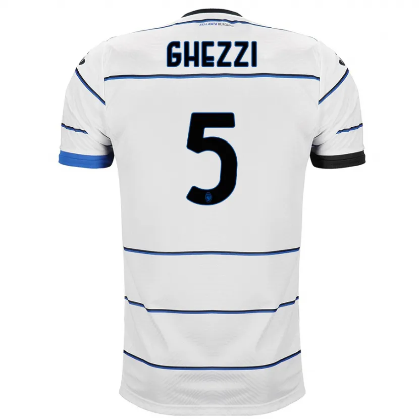 Danxen Hombre Camiseta Samuele Ghezzi #5 Blanco 2ª Equipación 2023/24 La Camisa