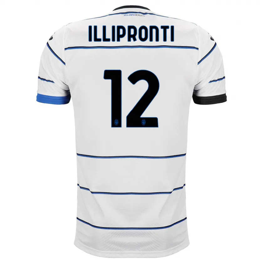 Danxen Hombre Camiseta Filippo Illipronti #12 Blanco 2ª Equipación 2023/24 La Camisa