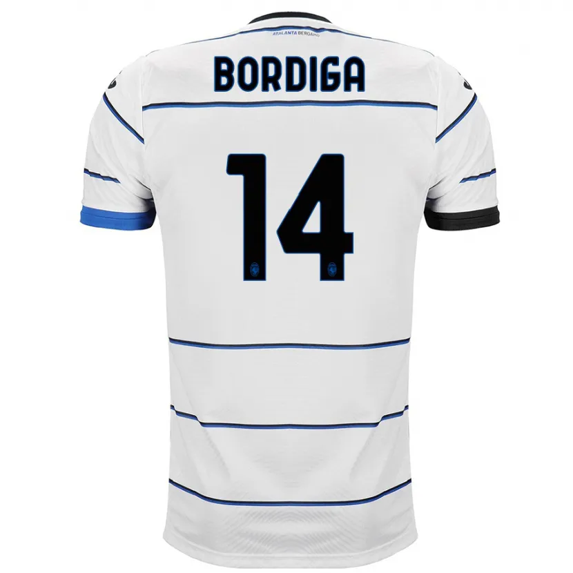 Danxen Hombre Camiseta Michele Bordiga #14 Blanco 2ª Equipación 2023/24 La Camisa