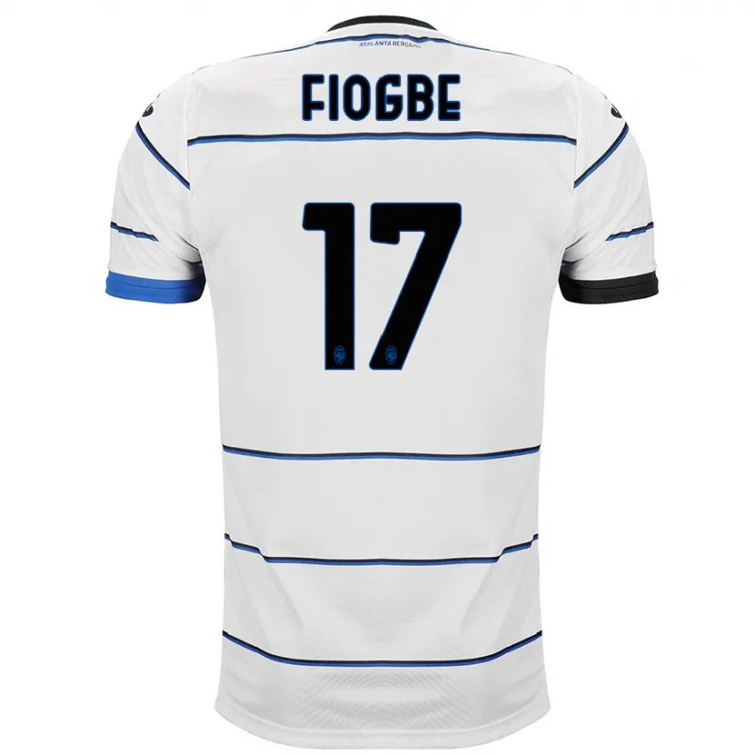 Danxen Hombre Camiseta Candas Fiogbe #17 Blanco 2ª Equipación 2023/24 La Camisa