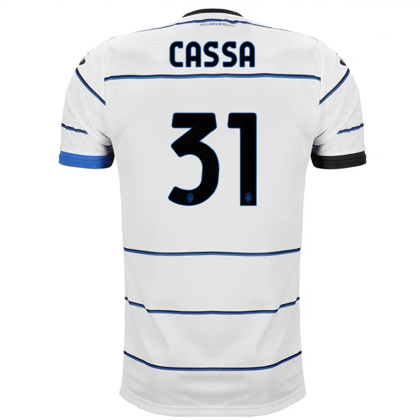 Danxen Hombre Camiseta Federico Cassa #31 Blanco 2ª Equipación 2023/24 La Camisa