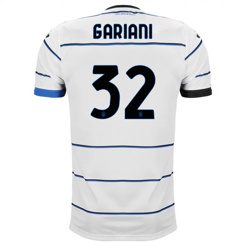 Danxen Hombre Camiseta Niccolò Gariani #32 Blanco 2ª Equipación 2023/24 La Camisa