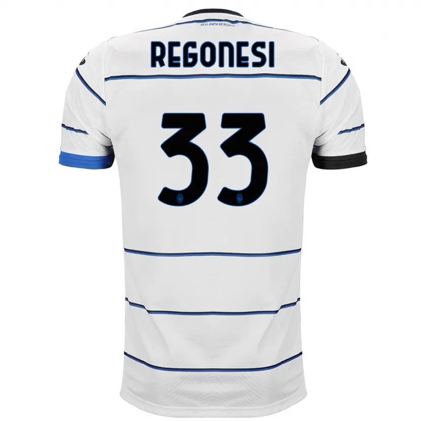 Danxen Hombre Camiseta Iacopo Regonesi #33 Blanco 2ª Equipación 2023/24 La Camisa