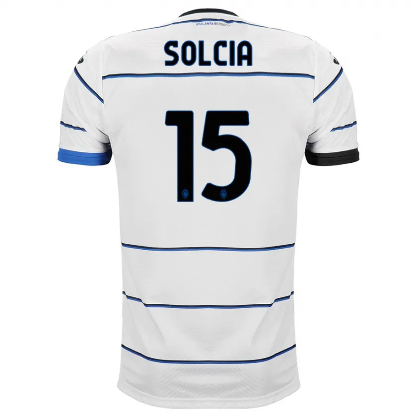 Danxen Hombre Camiseta Daniele Solcia #15 Blanco 2ª Equipación 2023/24 La Camisa