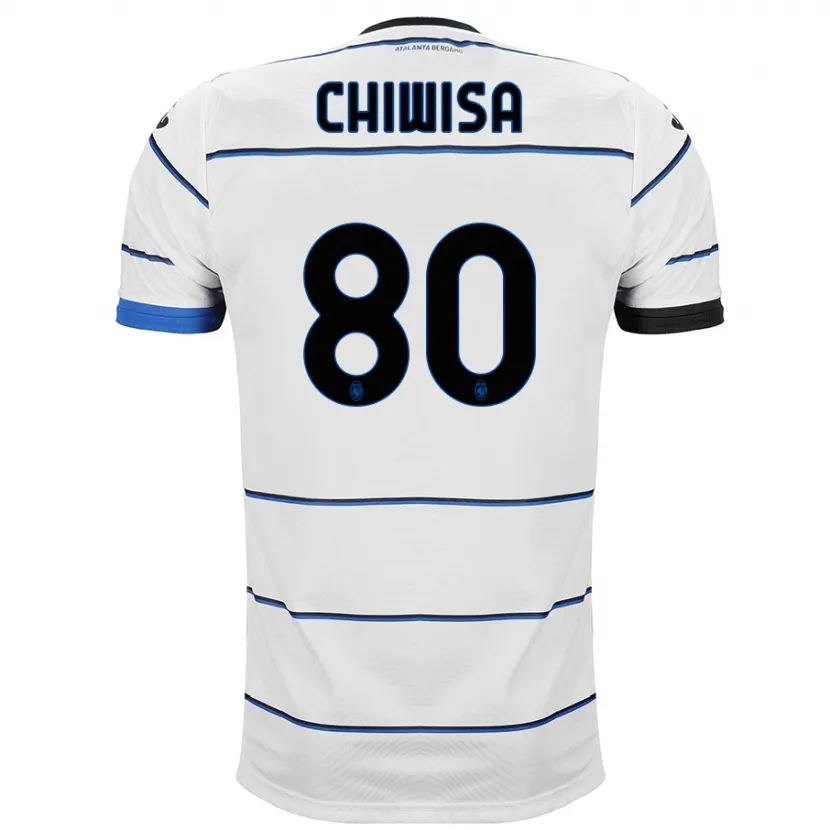 Danxen Hombre Camiseta Mannah Chiwisa #80 Blanco 2ª Equipación 2023/24 La Camisa