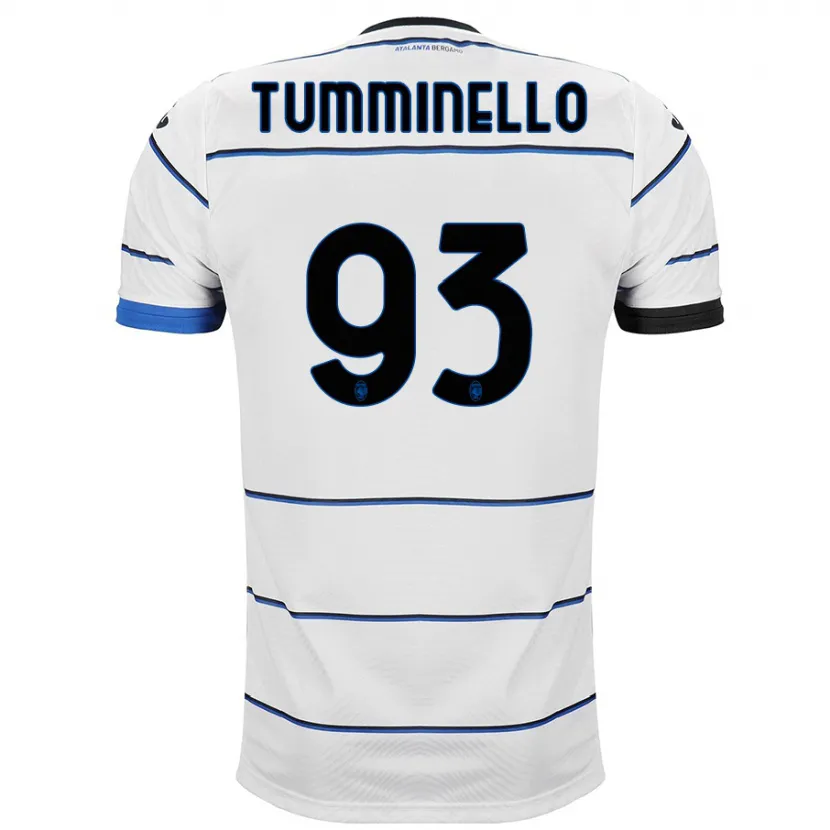 Danxen Hombre Camiseta Marco Tumminello #93 Blanco 2ª Equipación 2023/24 La Camisa