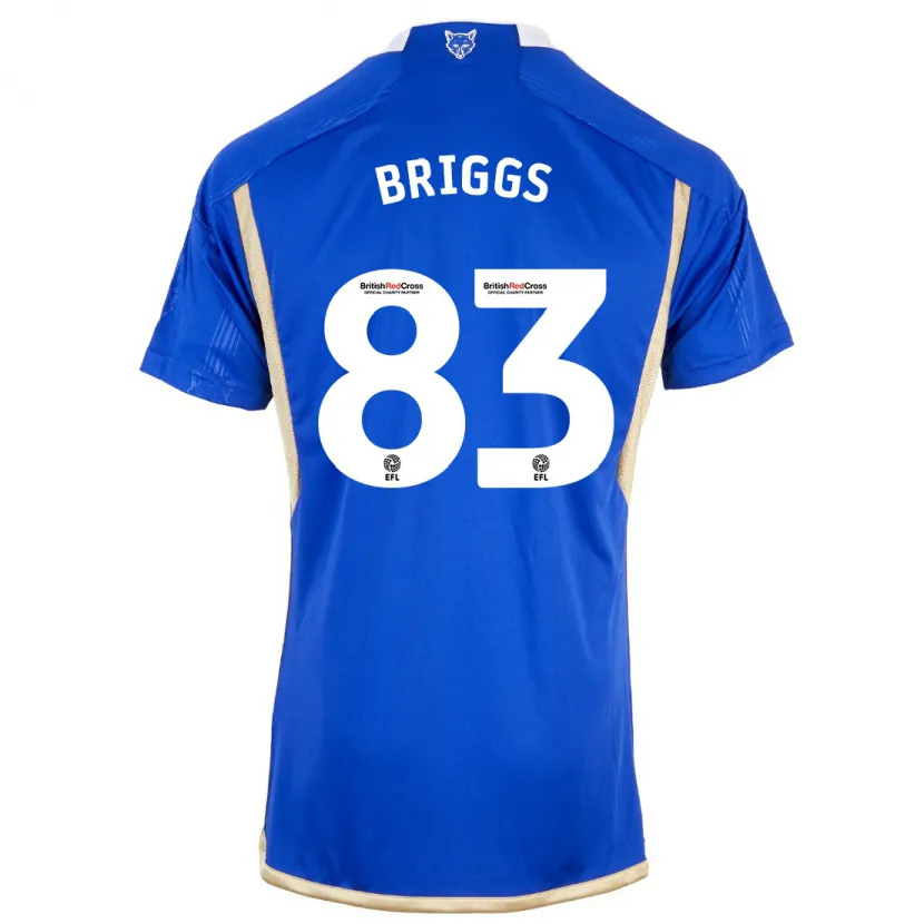 Danxen Mujer Camiseta Logan Briggs #83 Azul 1ª Equipación 2023/24 La Camisa