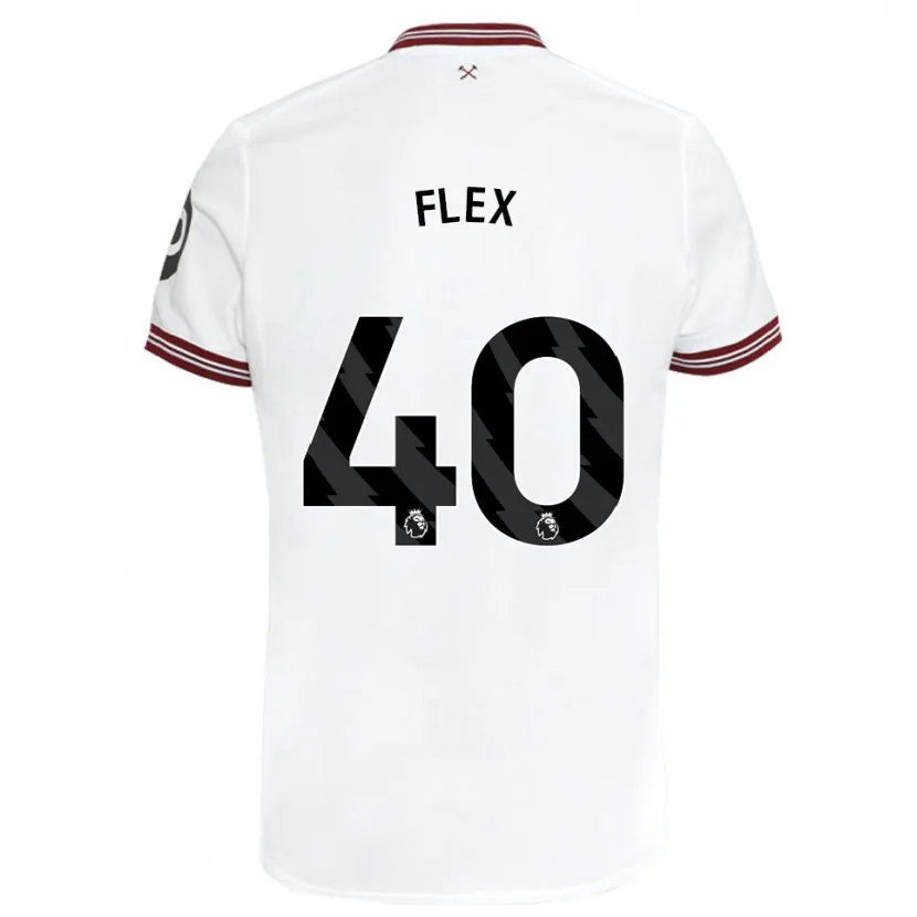 Danxen Mujer Camiseta Armstrong Oko Flex #40 Blanco 2ª Equipación 2023/24 La Camisa