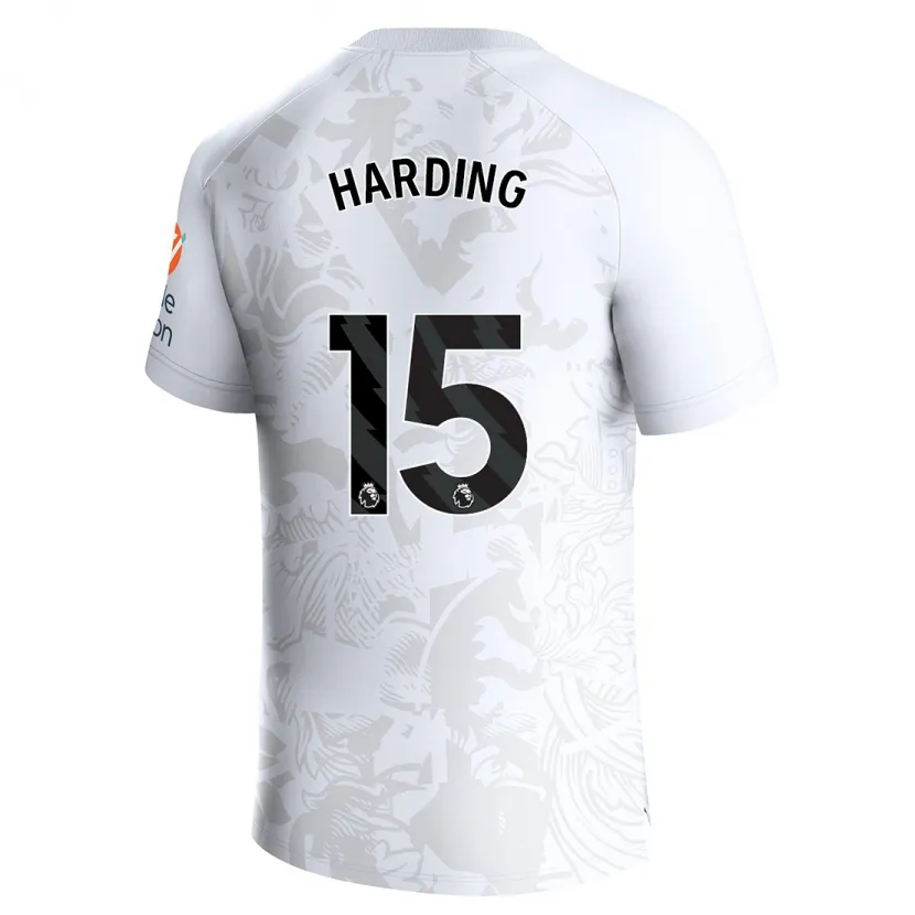 Danxen Mujer Camiseta Natasha Harding #15 Blanco 2ª Equipación 2023/24 La Camisa